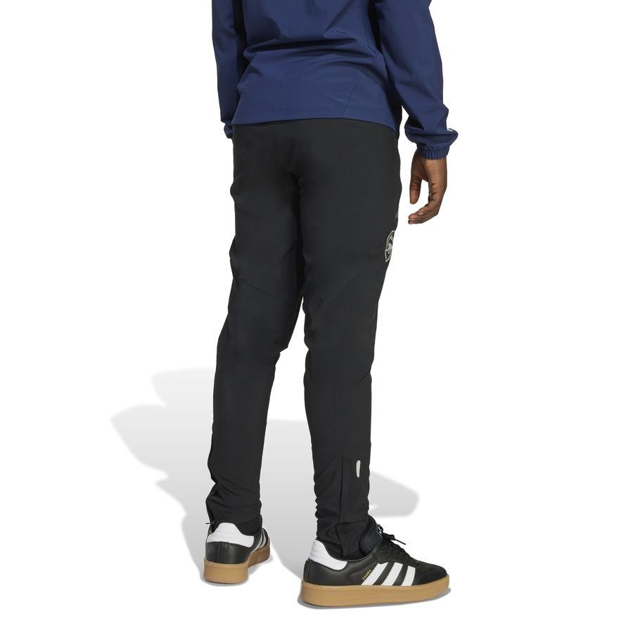 Arsenal Training Trousers Tiro 25 Competition Vis Tech Travel - Black Kids-SoccerKits Hub | Buy Soccer Jerseys Online
